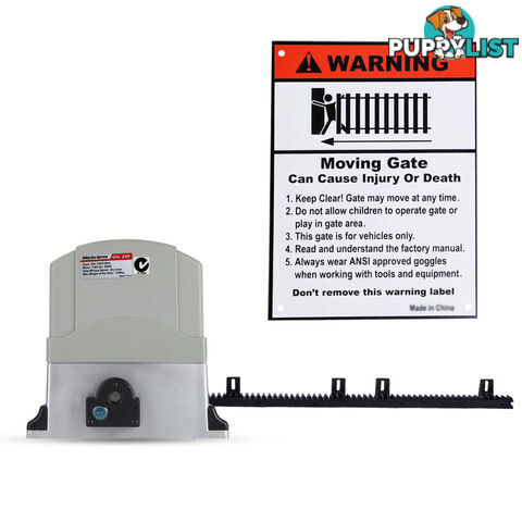 Automatic Sliding Gate Opener with 2 Remote Controls