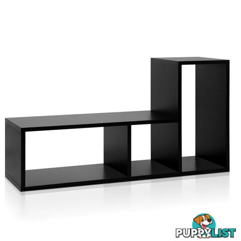 DIY L Shaped Display Shelf - Black