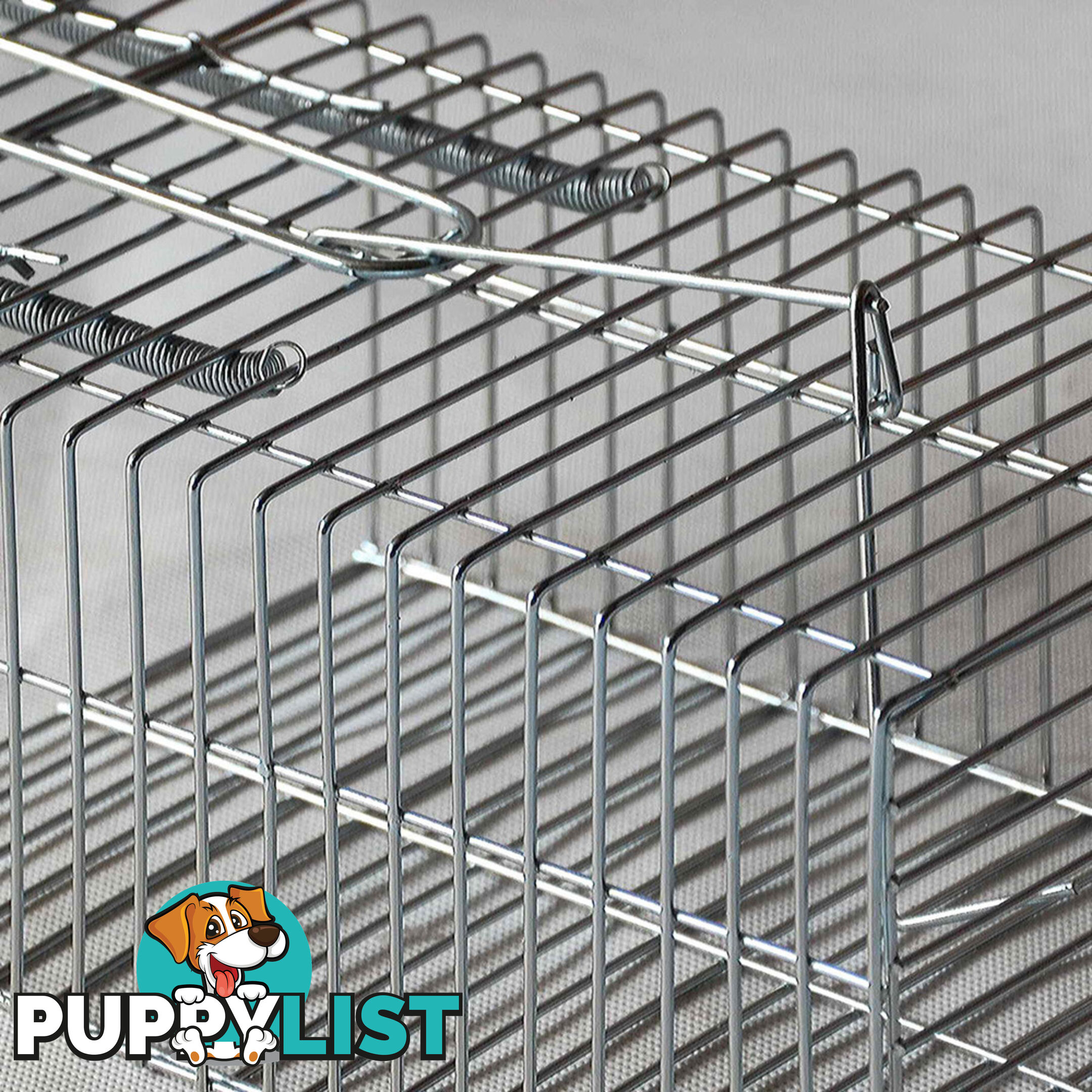 Set of 4 Humane Animal Trap Cage 29 x 15 x 15cm Silver