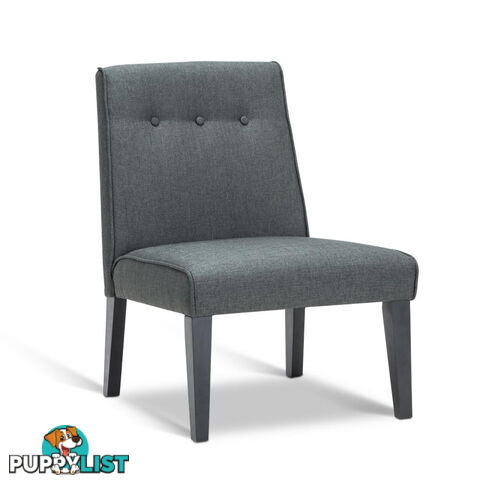 Fabric Dining Lounge Chair - Grey