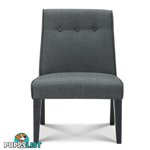 Fabric Dining Lounge Chair - Grey