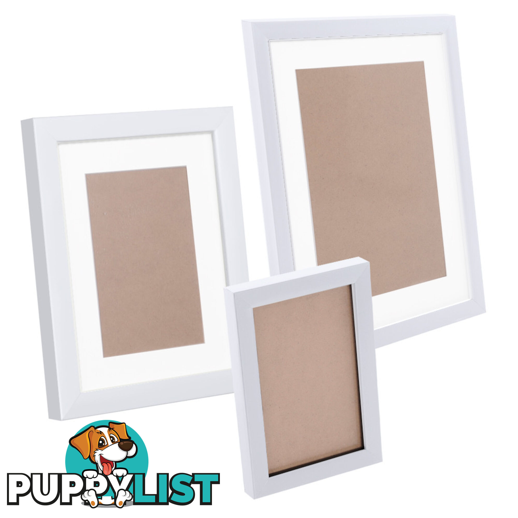 23 pcs Photo Frames Set Wall White