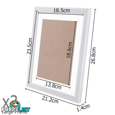 23 pcs Photo Frames Set Wall White