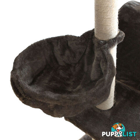 Cat Scratching Poles Post Furniture Tree 100cm Dark Grey