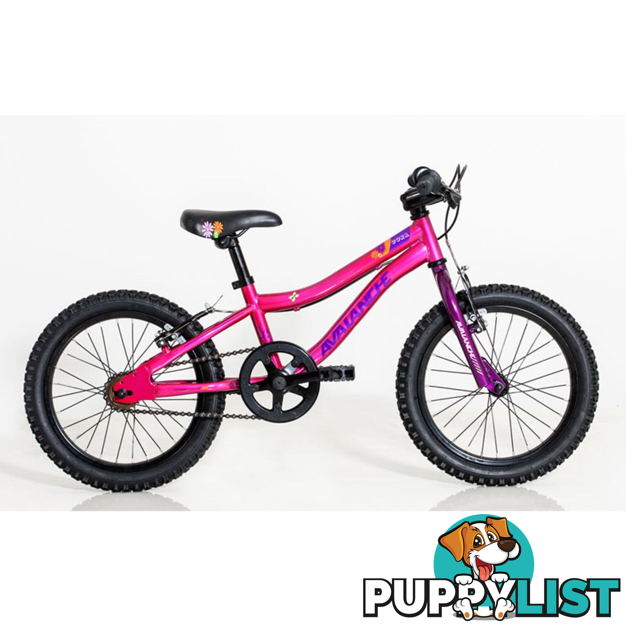 Avalanche Dora 16 Girls Bicycle Pink / Purple