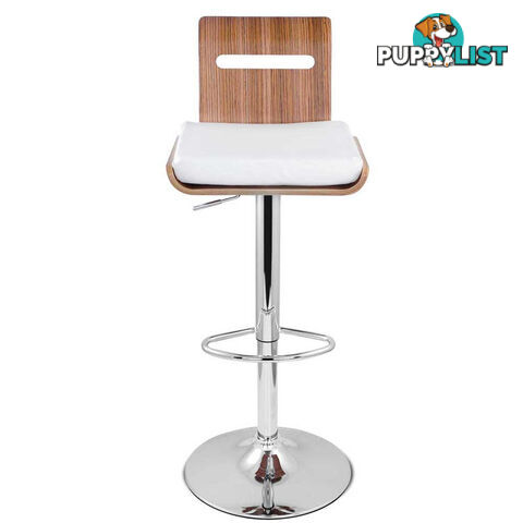 Set of 2 Wooden Bar Stools