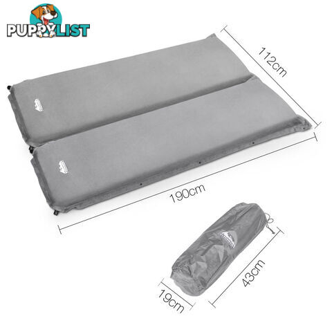 10cm Thick Self Inflating Camp Mat  Double