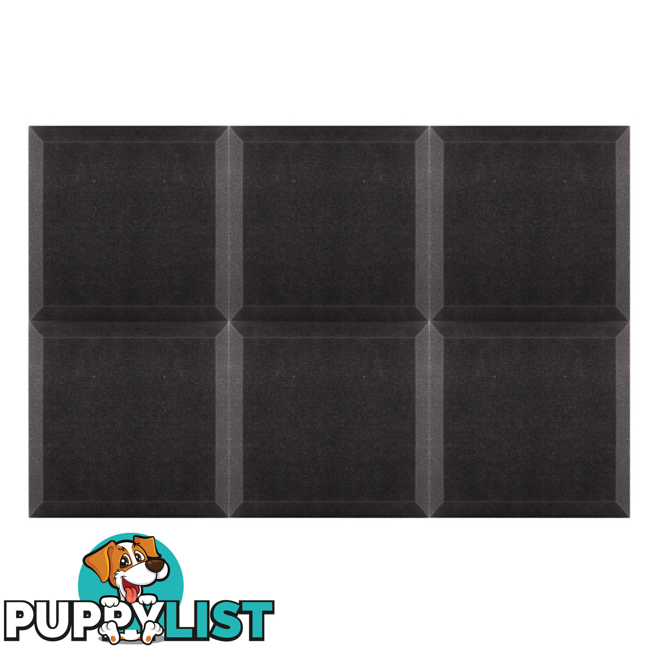 Set of 20 Studio Corner Bass Trap Acoustic Foam Black