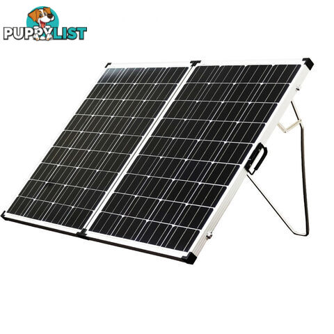 250W FOLDING SOLAR PANEL KIT 12V CARAVAN BOAT CAMPING POWER MONO CHARGING HOME