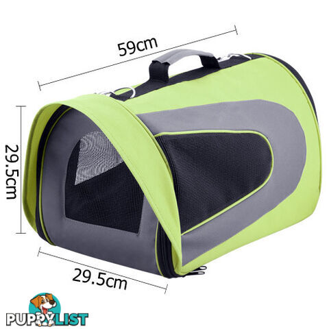 Pet Dog Cat Carrier Travel Bag XLarge Lime Green