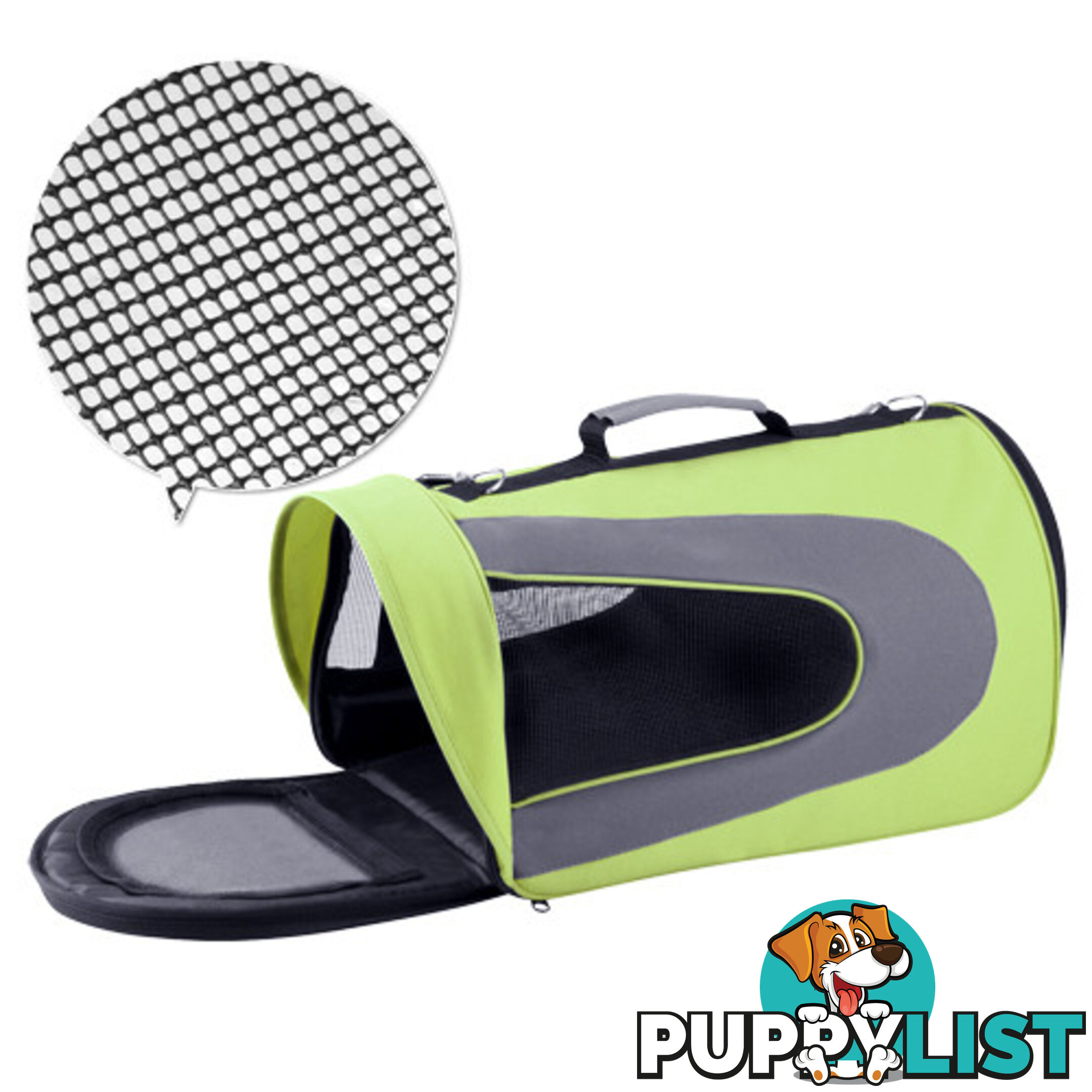 Pet Dog Cat Carrier Travel Bag XLarge Lime Green