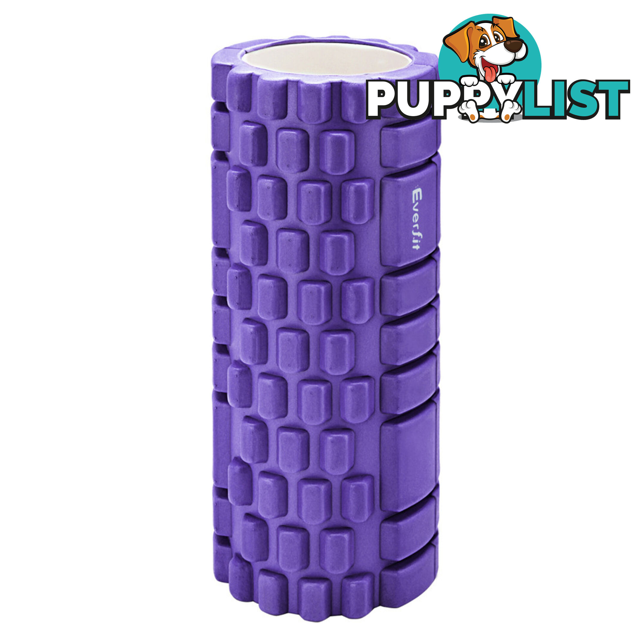 Yoga Gym Pilates EVA Stick Foam Roller Blue 90 x 15cm