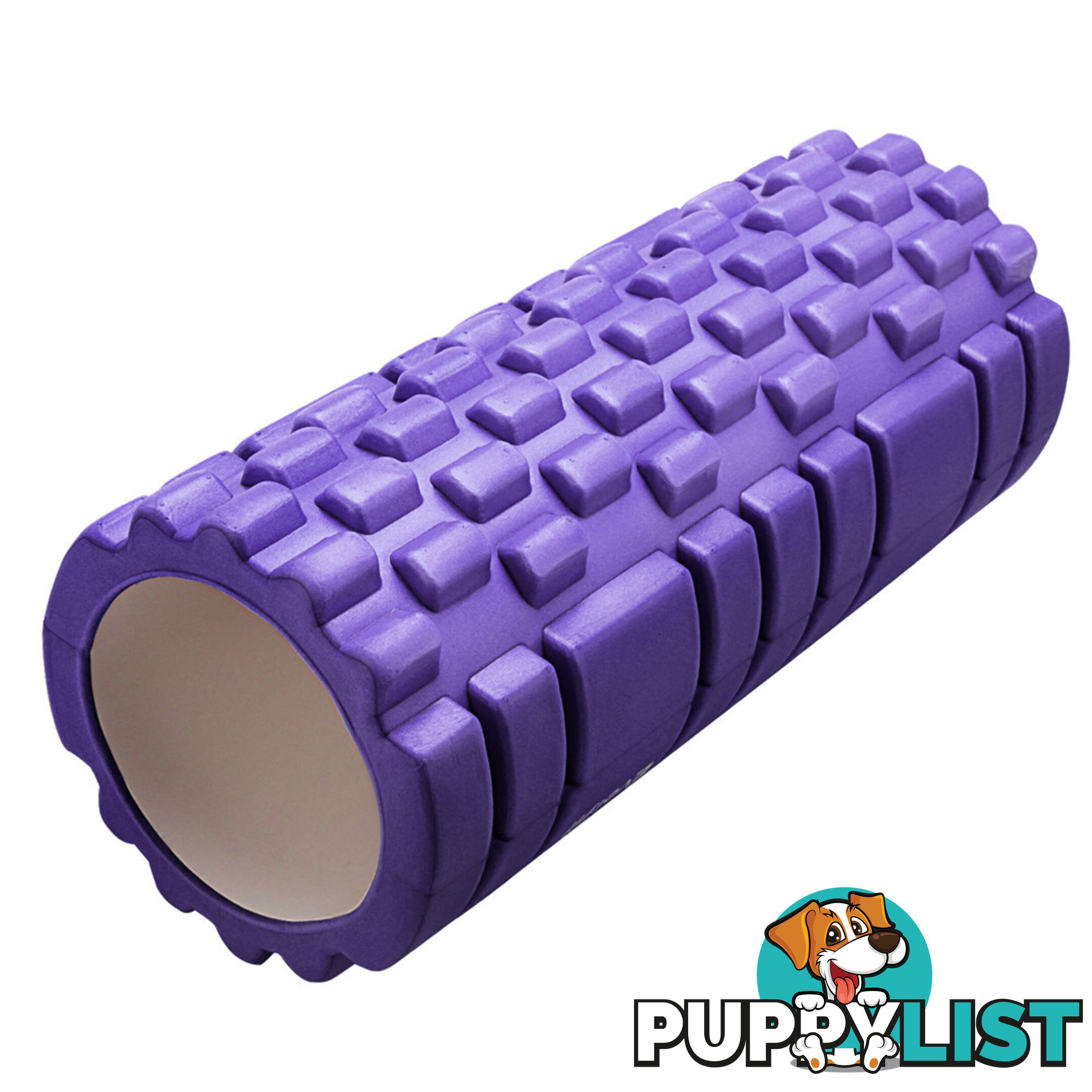 Yoga Gym Pilates EVA Stick Foam Roller Blue 90 x 15cm