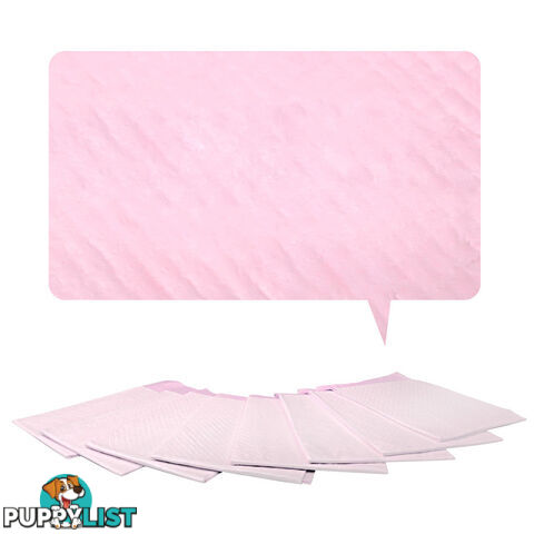 200 Puppy Pet Dog Toilet Training Pads Pink