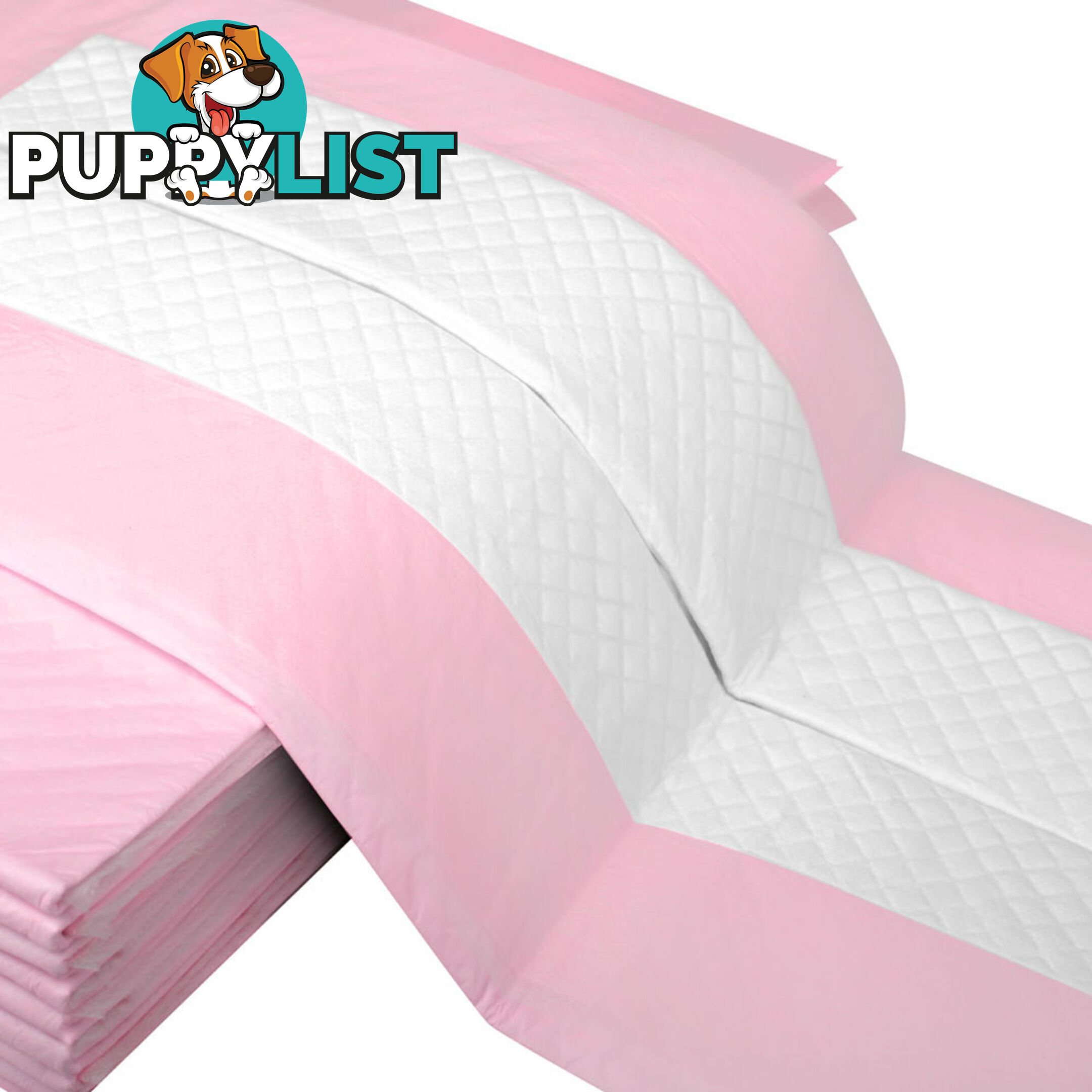 200 Puppy Pet Dog Toilet Training Pads Pink