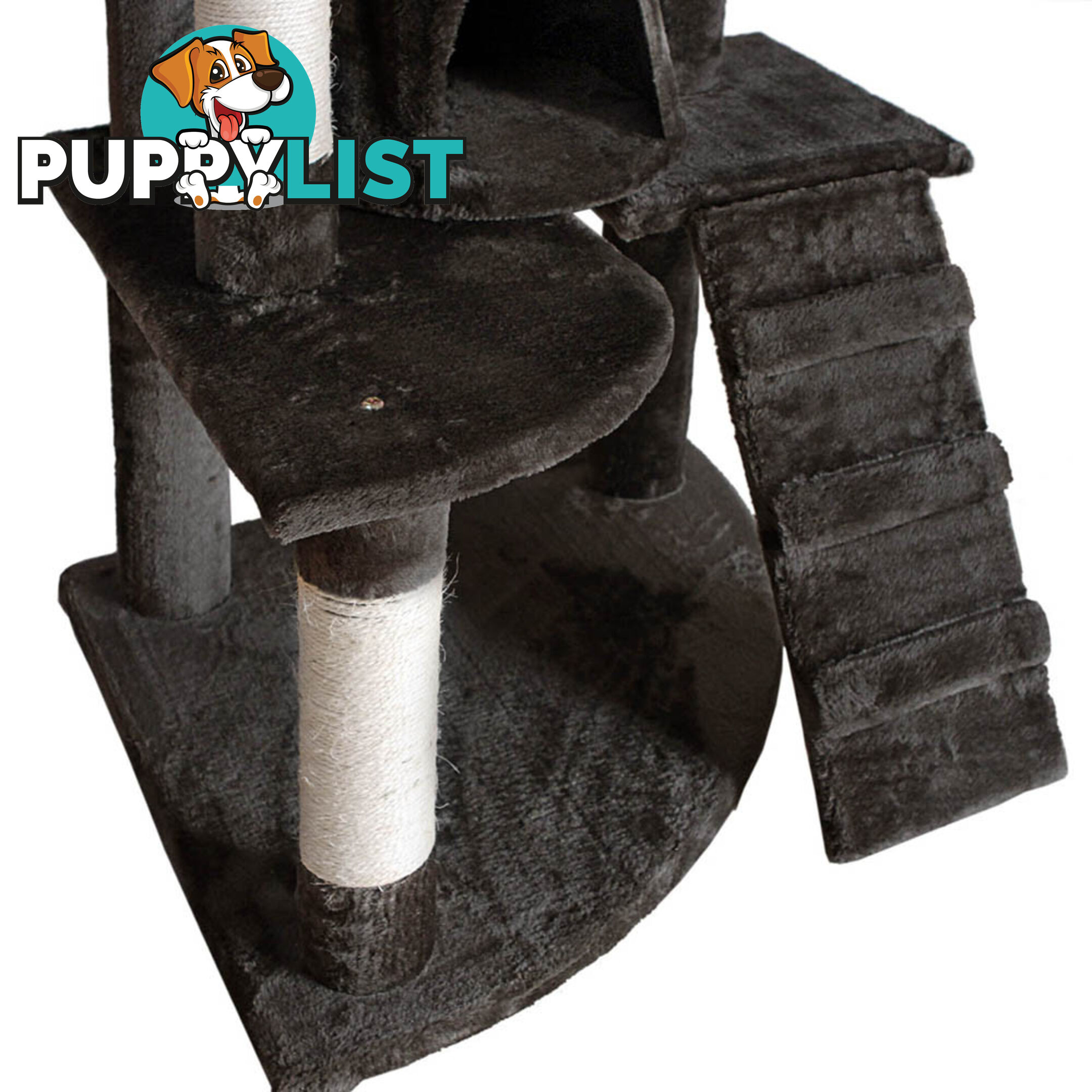 Cat Scratching Poles Post Furniture Tree 193cm Dark Grey