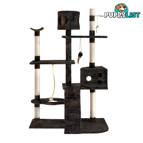 Cat Scratching Poles Post Furniture Tree 170cm Grey