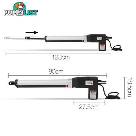 Automatic 2 Arm Swing Gate Opener with 2 Remote Controls