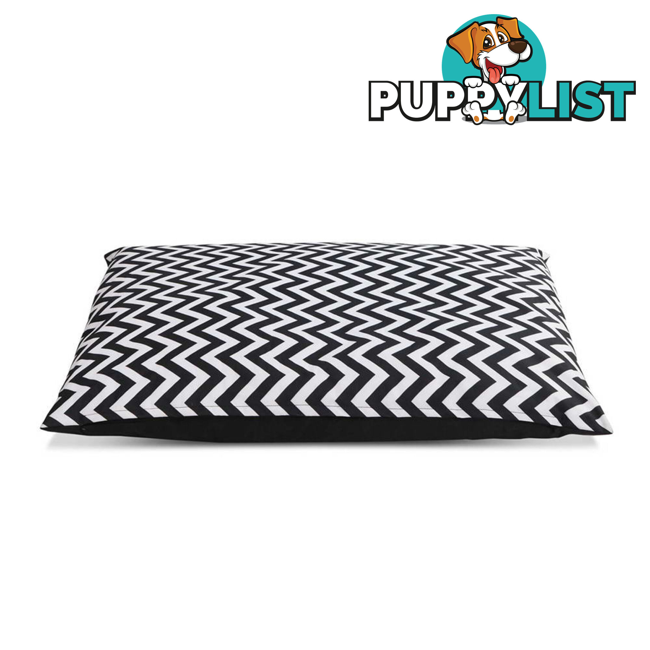 Washable Wavy Stripe Heavy Duty Pet Bed - XXLarge