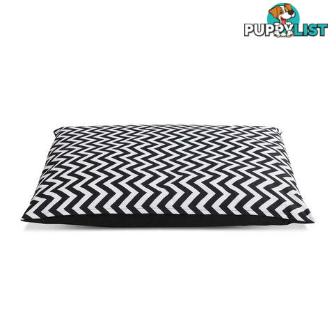 Washable Wavy Stripe Heavy Duty Pet Bed - XXLarge