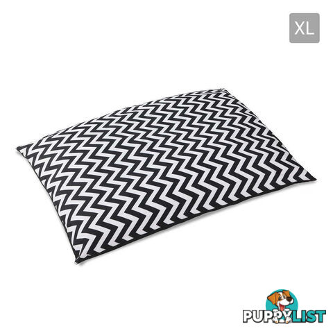 Washable Wavy Stripe Heavy Duty Pet Bed - XXLarge