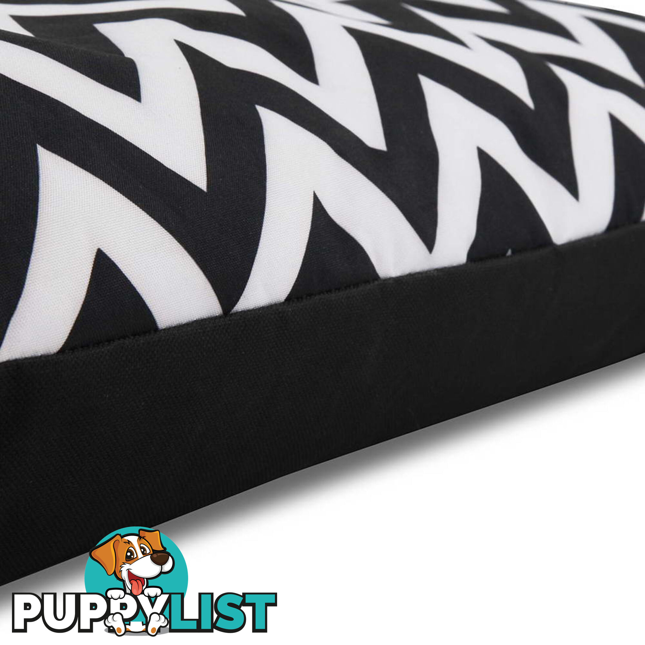 Washable Wavy Stripe Heavy Duty Pet Bed - XXLarge