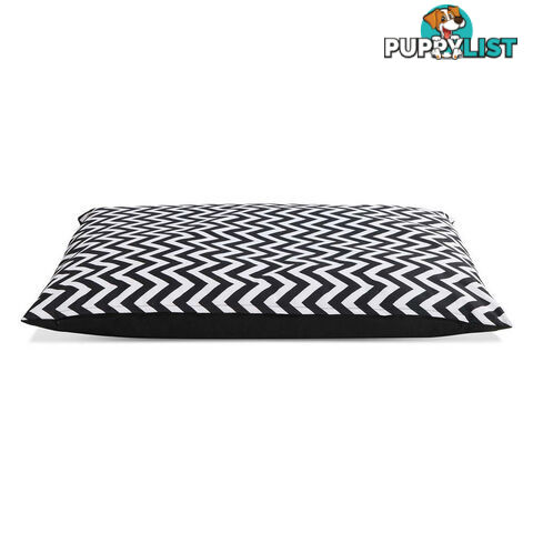 Washable Wavy Stripe Heavy Duty Pet Bed - XXLarge