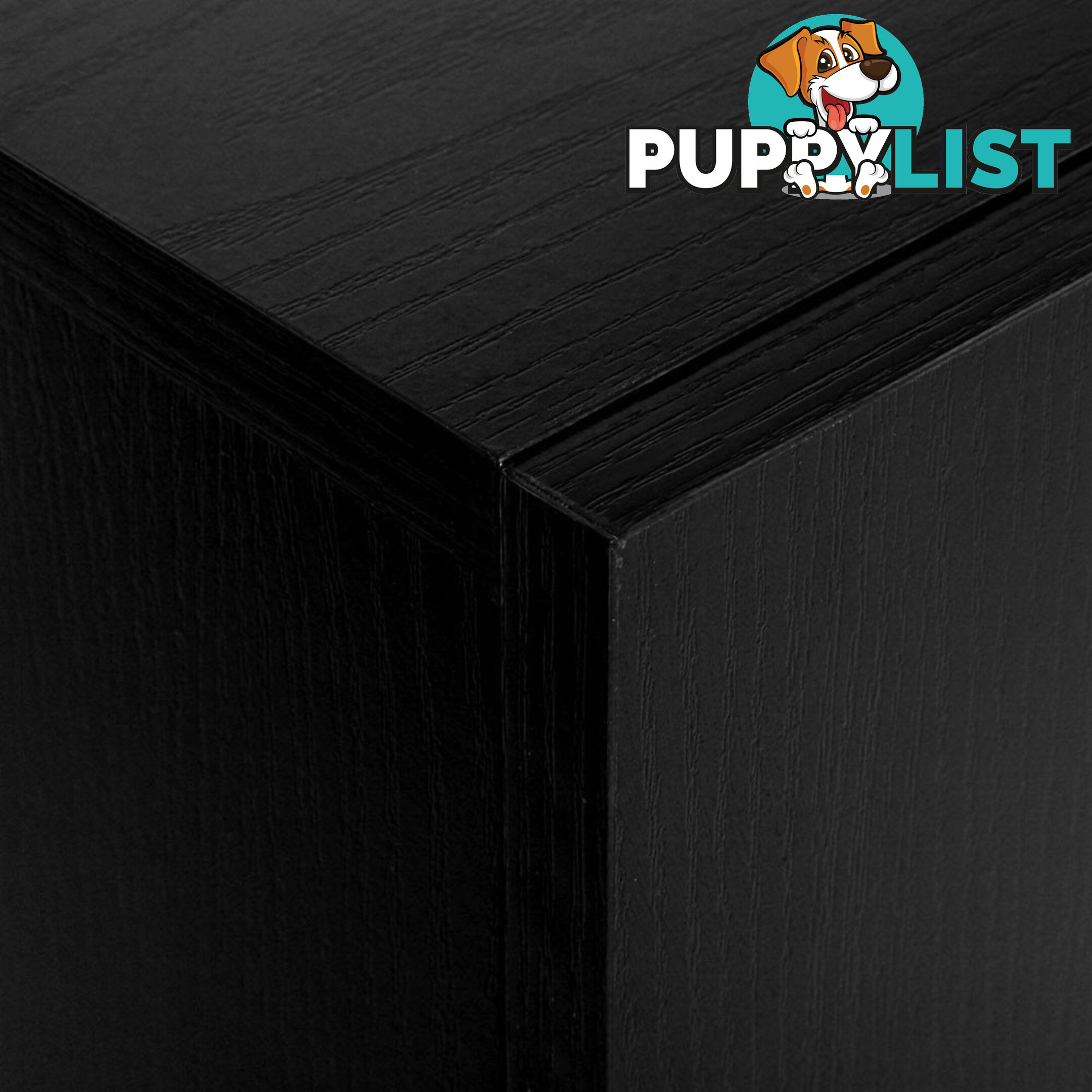 Buffet Sideboard Cabinet - Black