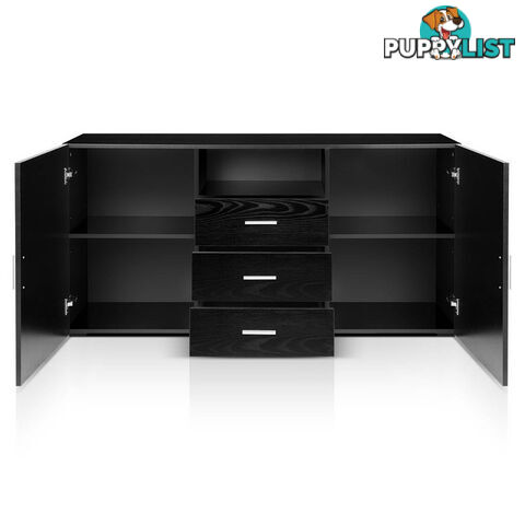 Buffet Sideboard Cabinet - Black