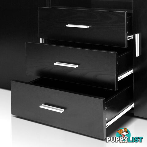 Buffet Sideboard Cabinet - Black