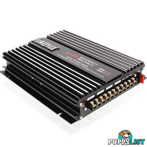 New PowerVox 2800 Watt 4 Channel Car Amplifier Black