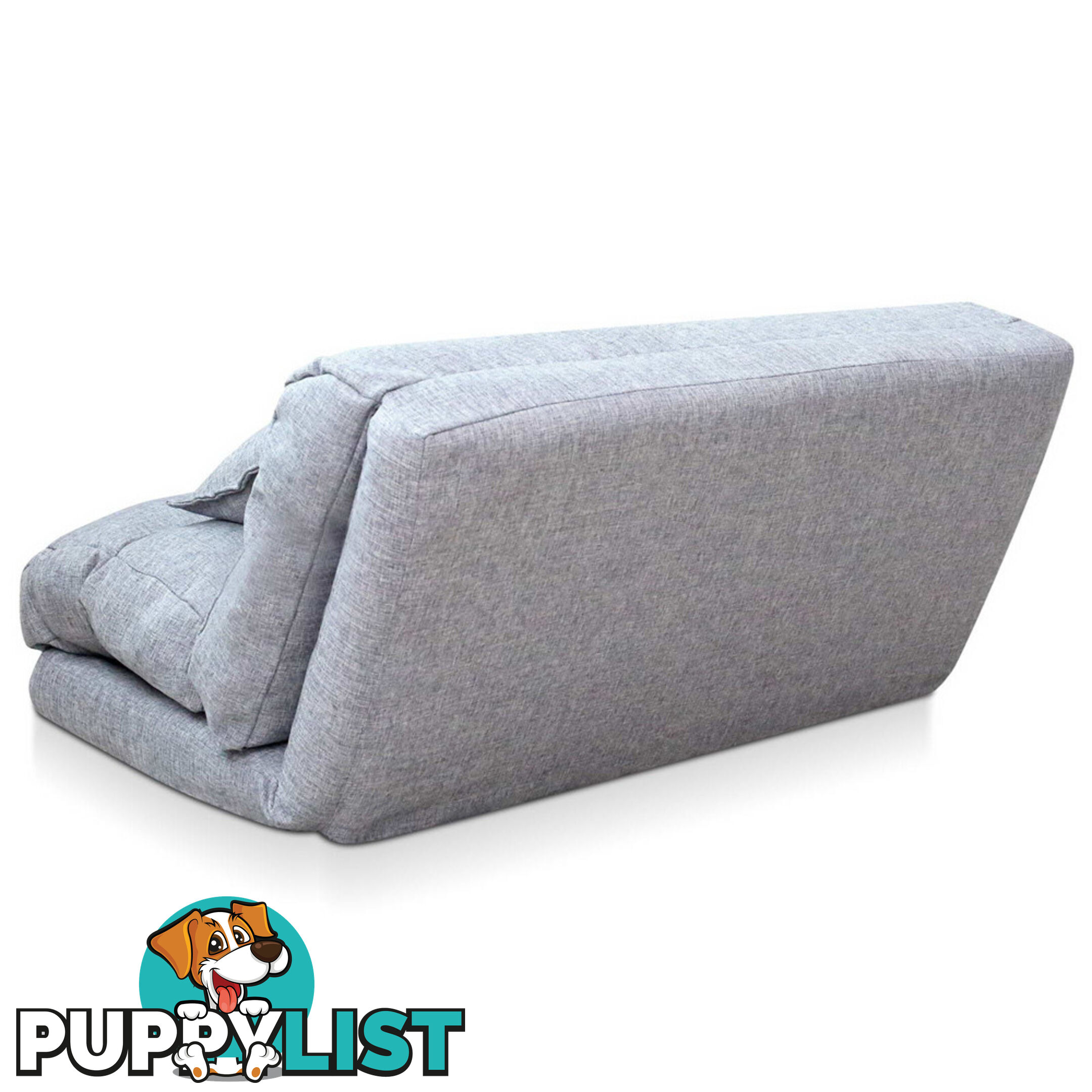 Double Size Adjustable Lounge Sofa - 5 positions Grey