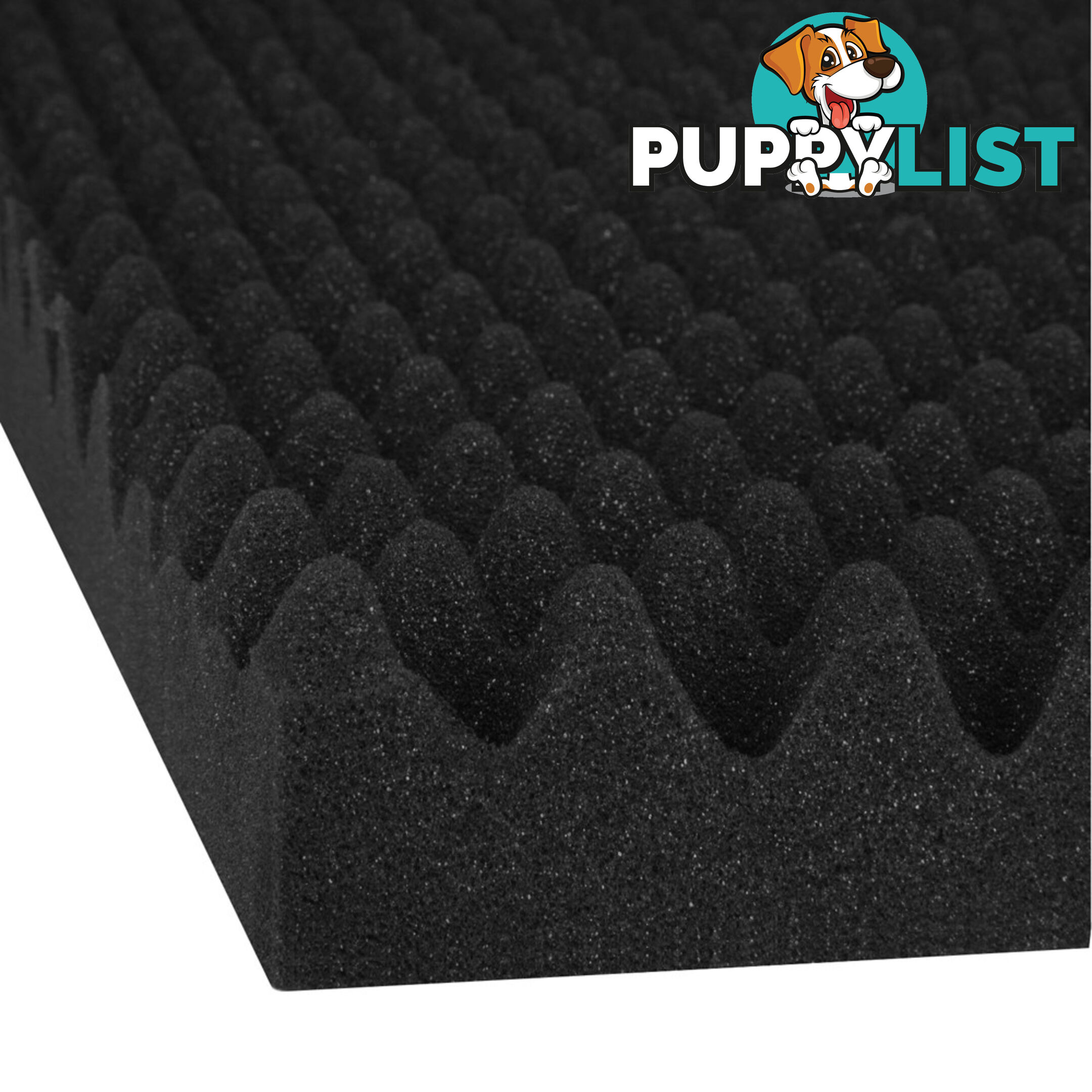 Studio 20 Eggshell Acoustic Foam Black 50 x 50cm