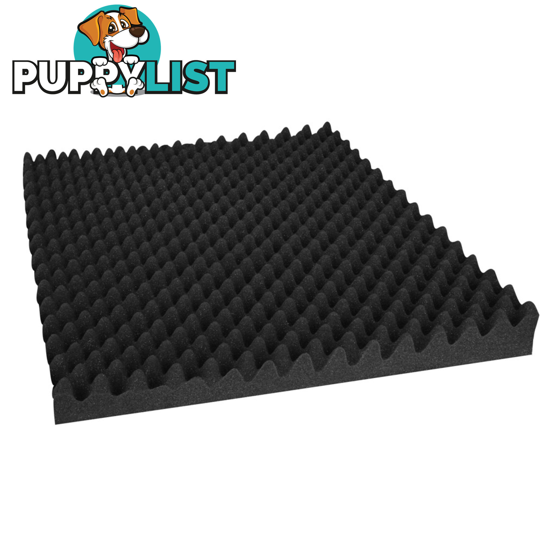 Studio 20 Eggshell Acoustic Foam Black 50 x 50cm