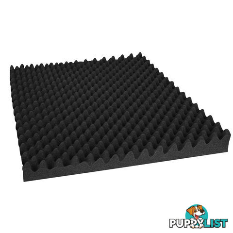 Studio 20 Eggshell Acoustic Foam Black 50 x 50cm