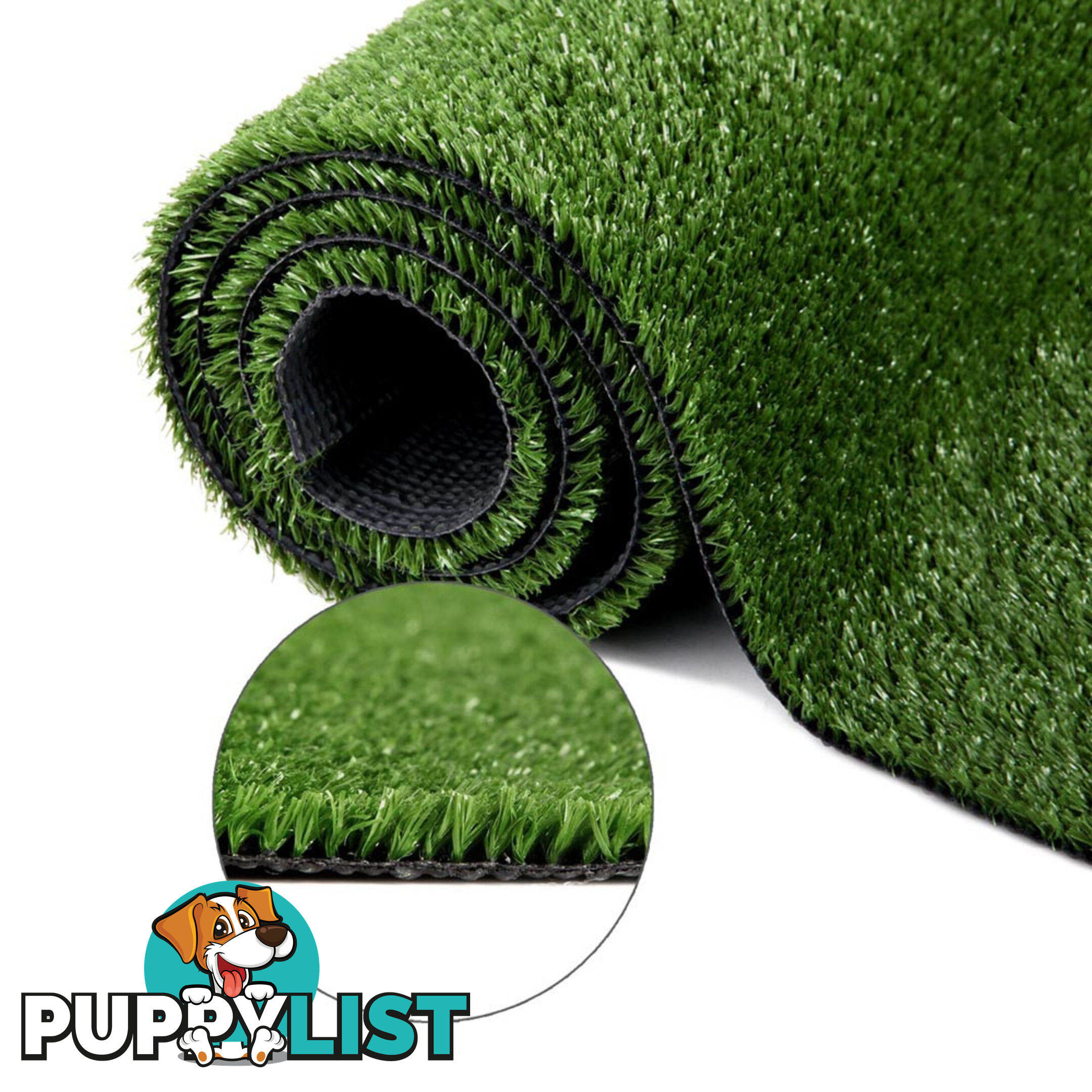 Artificial Grass 10 SQM Polypropylene Lawn Flooring 1X10M Olive Green