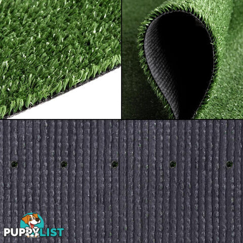 Artificial Grass 10 SQM Polypropylene Lawn Flooring 1X10M Olive Green