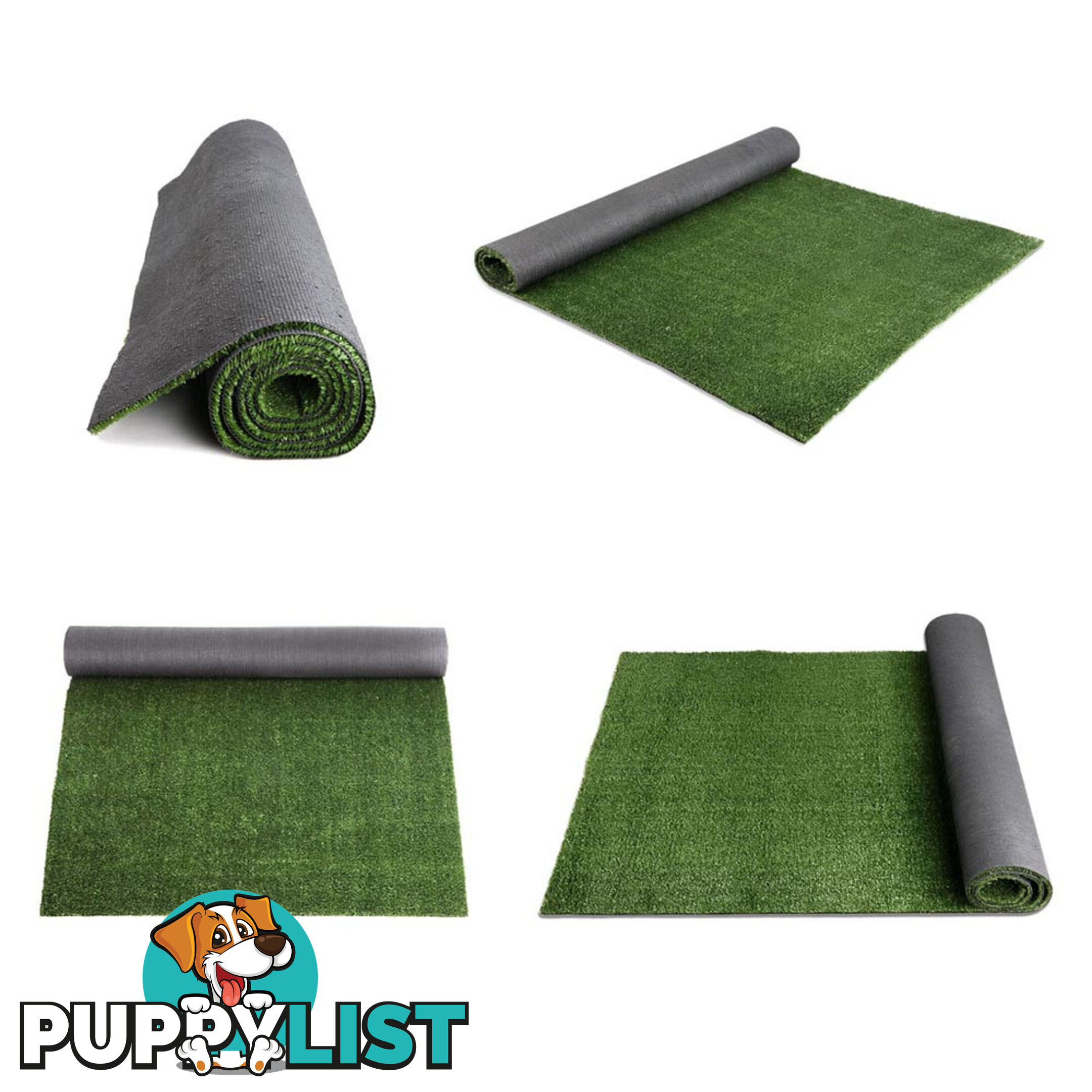 Artificial Grass 10 SQM Polypropylene Lawn Flooring 1X10M Olive Green