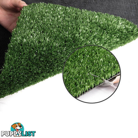 Artificial Grass 10 SQM Polypropylene Lawn Flooring 1X10M Olive Green