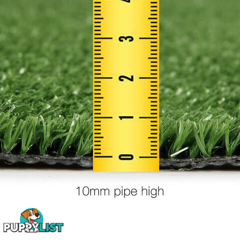 Artificial Grass 10 SQM Polypropylene Lawn Flooring 1X10M Olive Green