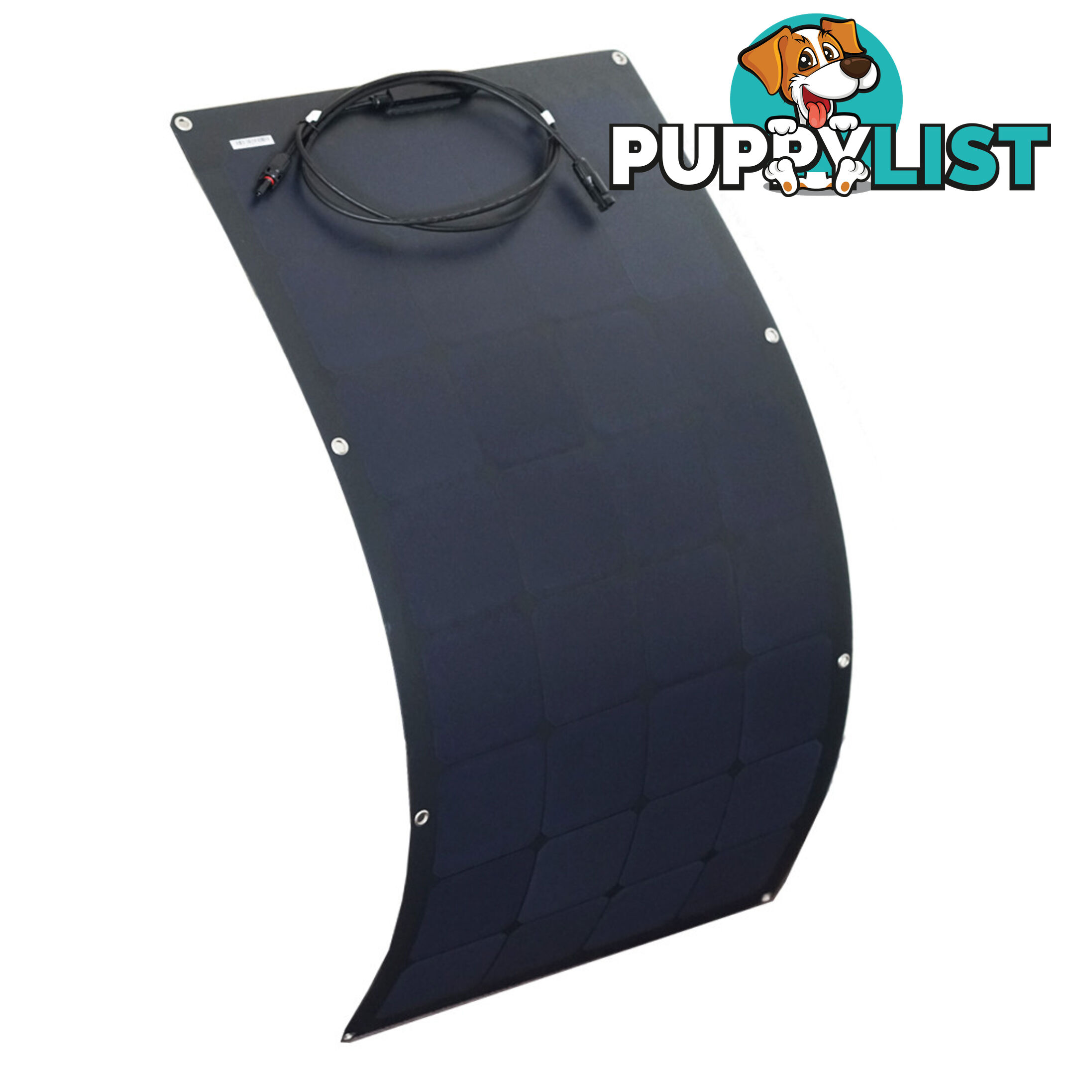 100W 12V Flexible Black Silicon Solar Panel Generator Power Mono Charging