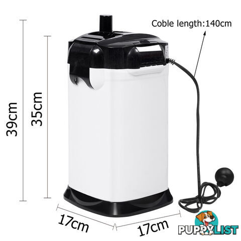 Aquarium Fish Tank External Canister Filter 1200LPH White