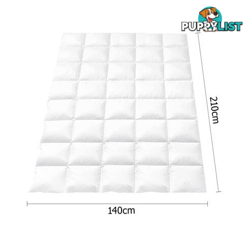 Goose Feather Down Quilt  - Single