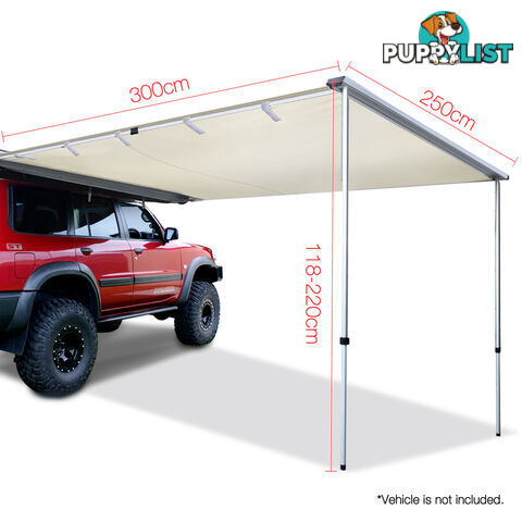 2.5X3M Car Awning  - Beige