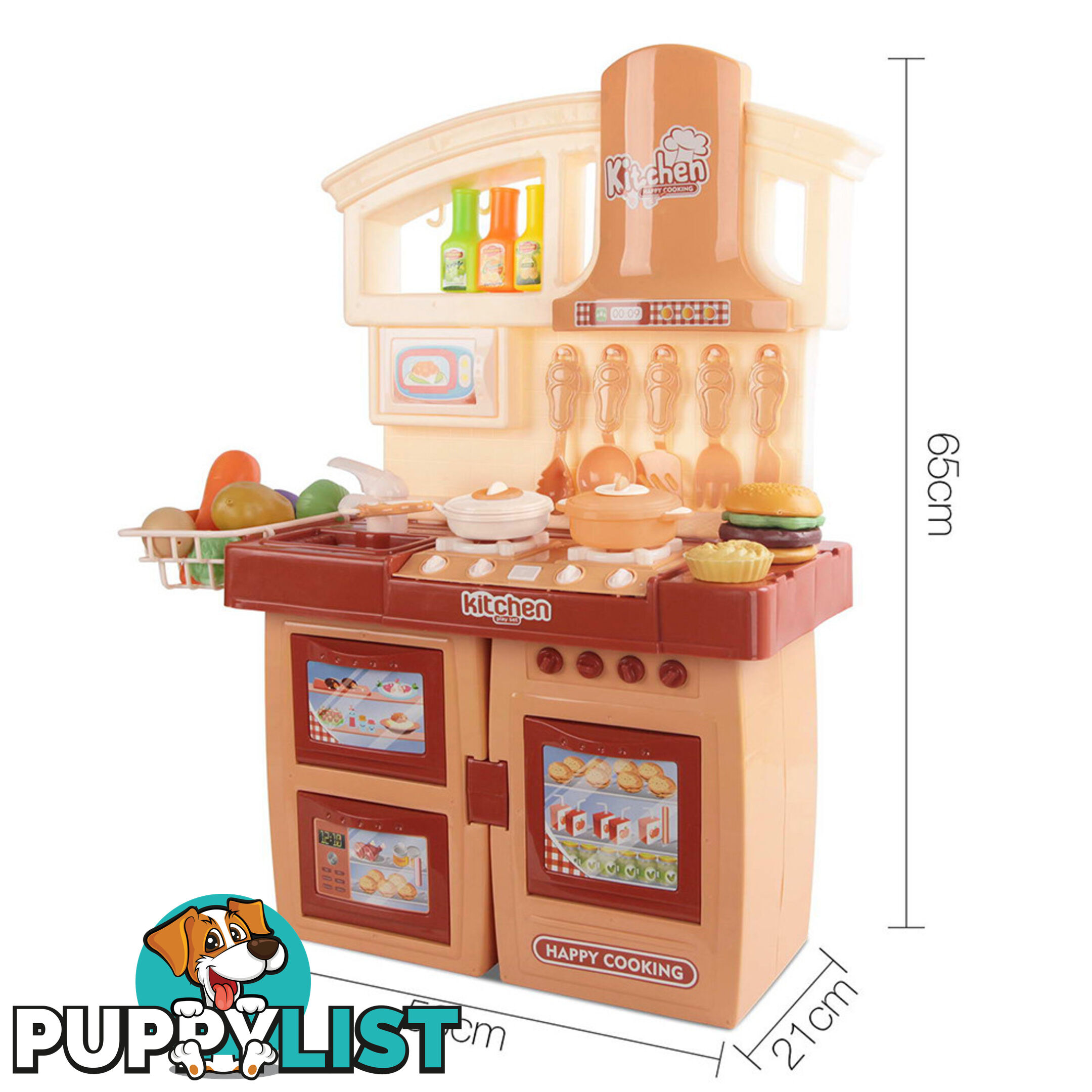 Kitchen Pretend Play Set Orange