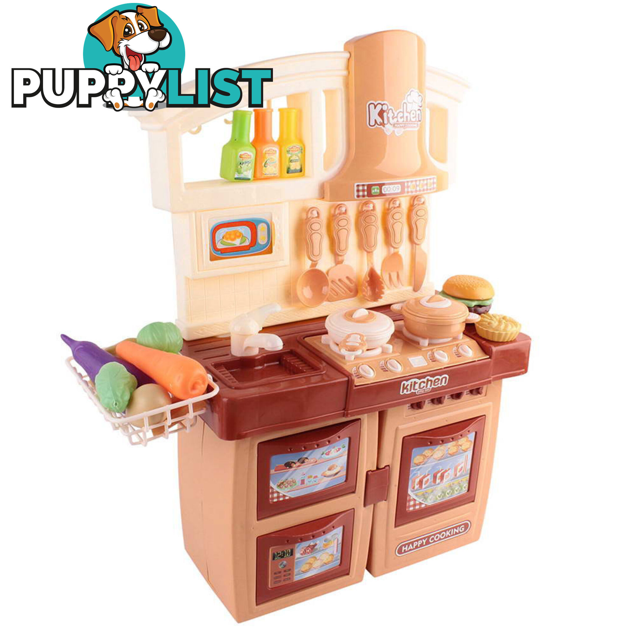 Kitchen Pretend Play Set Orange