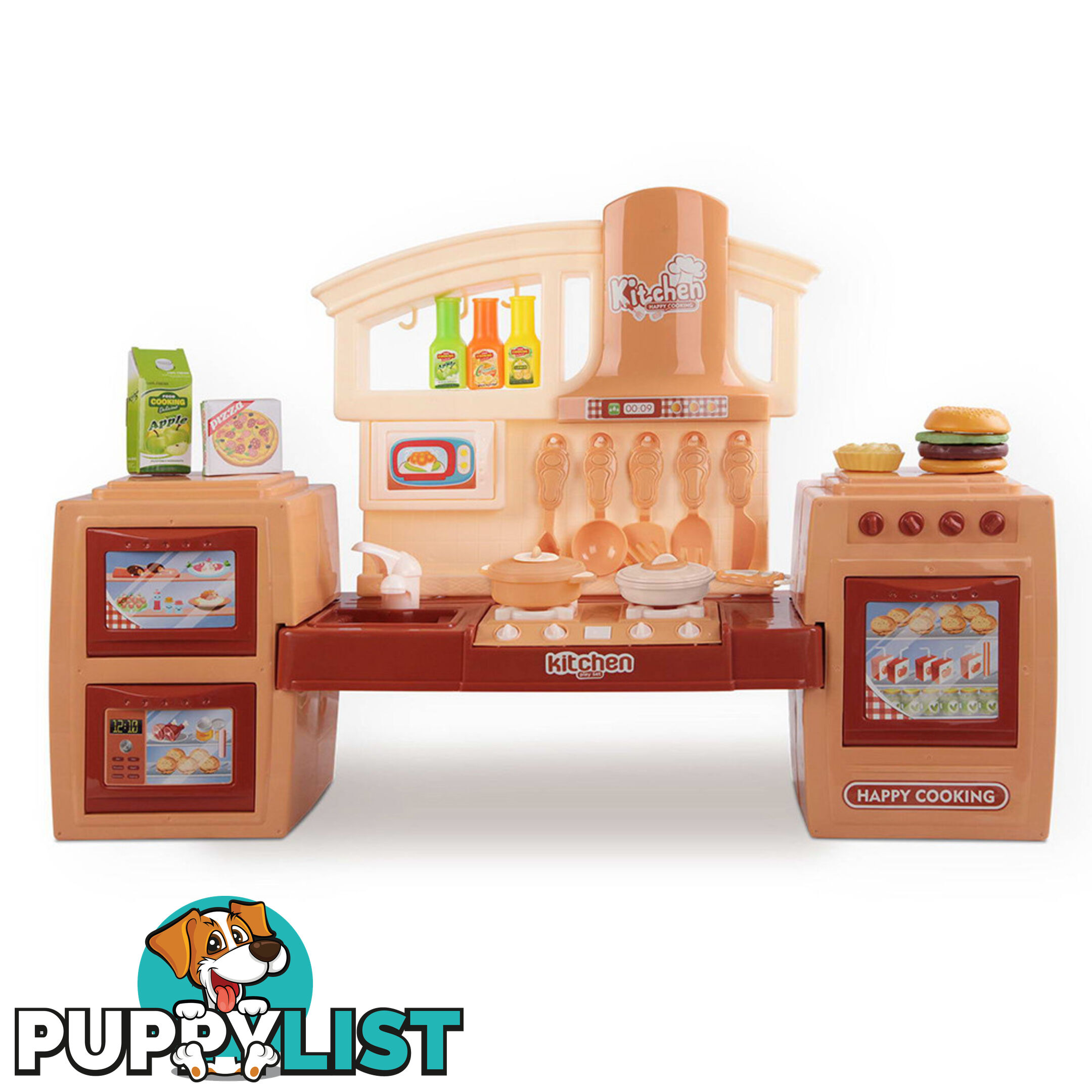 Kitchen Pretend Play Set Orange