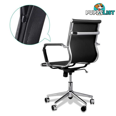 Eames Replica PU Leather Executive Designer Office Chair Black