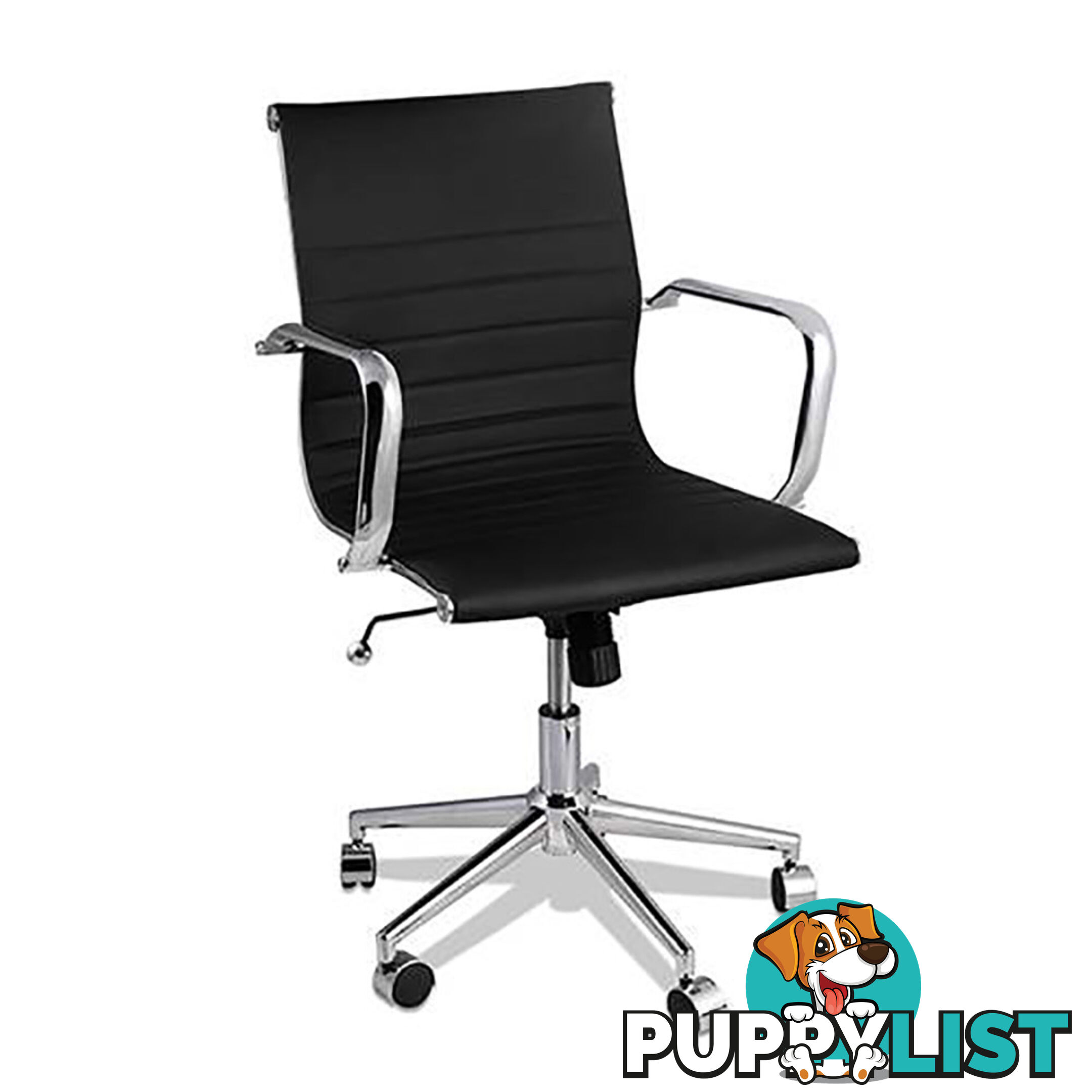 Eames Replica PU Leather Executive Designer Office Chair Black