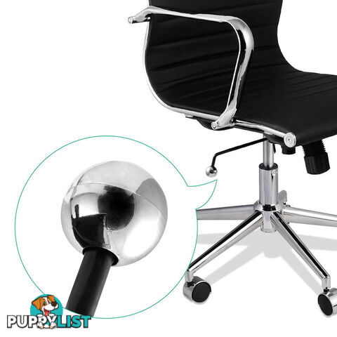 Eames Replica PU Leather Executive Designer Office Chair Black